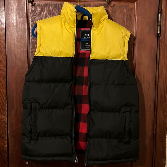 The Image Other - Black & Yellow Puffer Vest